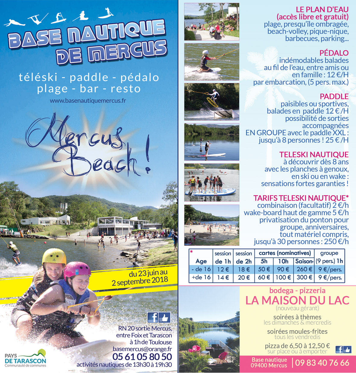 Flyer base nautique de Mercus