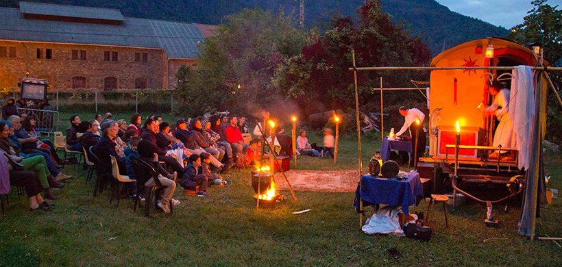 Spectacle lecture de contes en extérieur