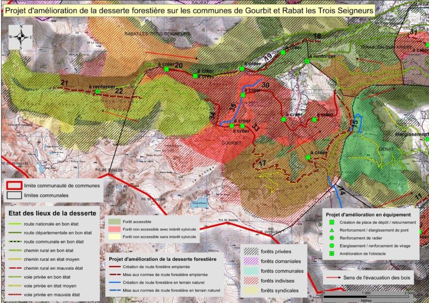 Schéma de desserte forestière : premiers résultats