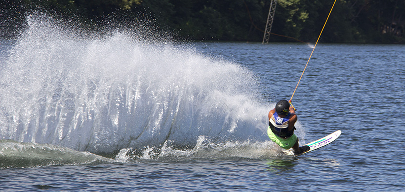 base nautique de mercus - wakeboard