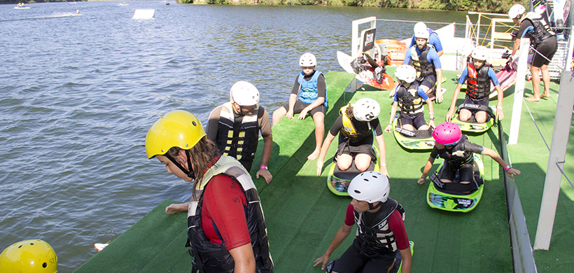 Base nautique de mercus, entrainement