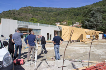 VISITE DE CHANTIER AU PÔLE ENFANCE JEUNESSE PARENTALITÉ.