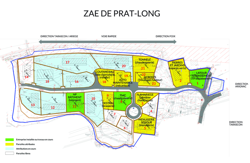 PRAT-LONG : IL RESTE 4 PARCELLES DISPONIBLES.