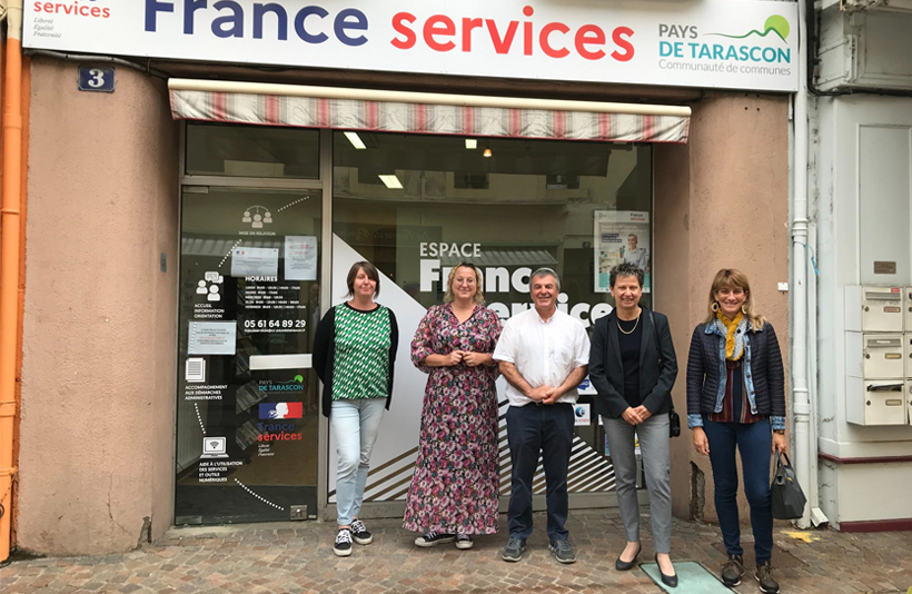 FRANCE SERVICES : VISITE DE MADAME LA SOUS PRÉFÈTE.