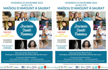 JOURNÉE SANTÉ FEMME À SAURAT LE 25/11