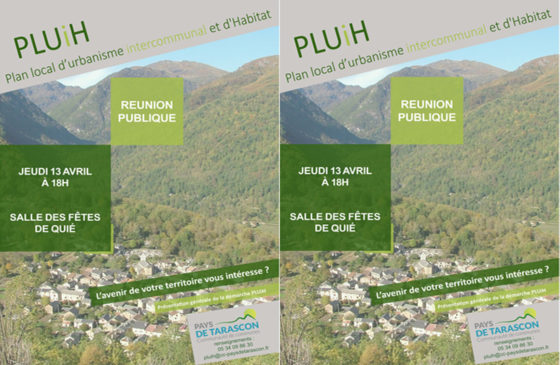RÉUNION PUBLIQUE DE CONCERTATION DU PLUi-H