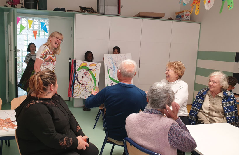 CENTRE DE LOISIRS : GOÛTER ENTRE PAPIS, MAMIES ET PETITS !