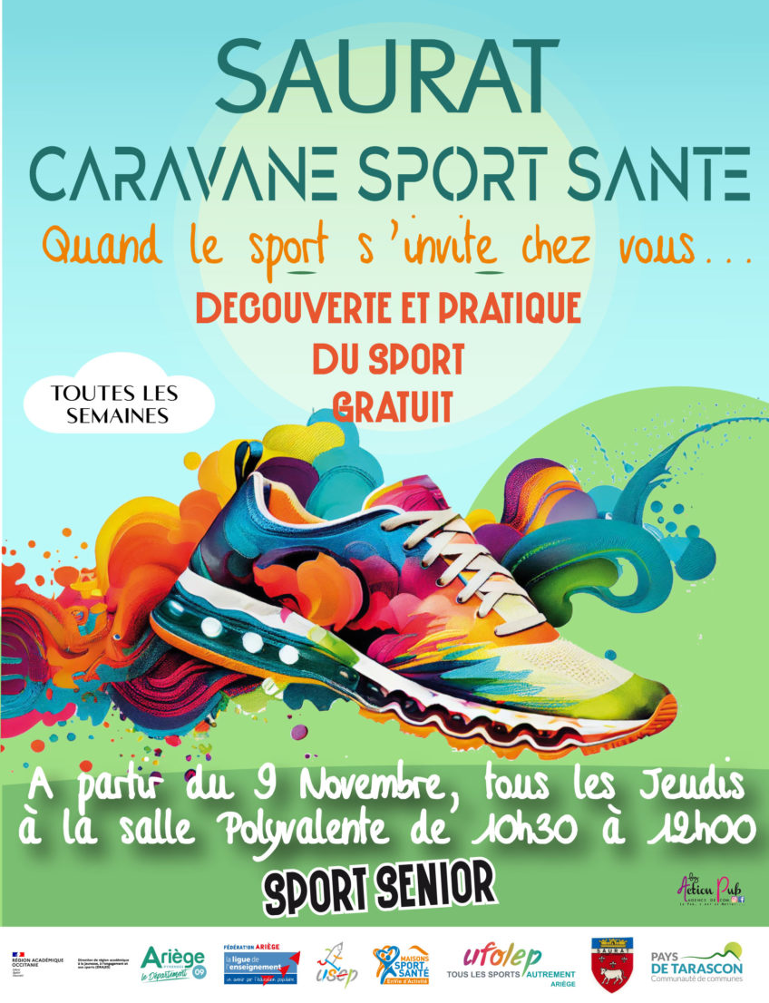 LA CARAVANE SPORT SANTÉ ARRIVE À SAURAT !