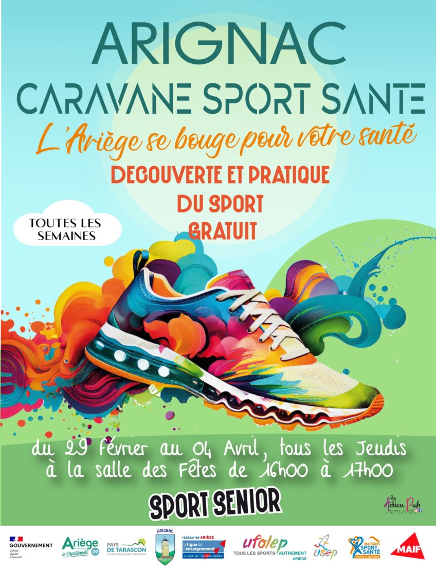 LA CARAVANE SPORT SANTÉ S’ARRÊTE À ARIGNAC.