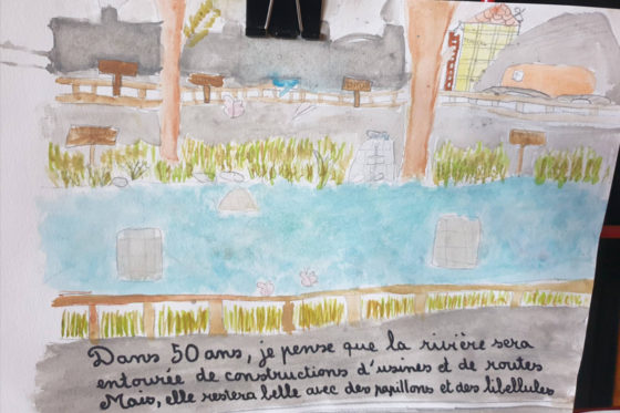 EXPO SUR L’EAU PAR LES ENFANTS DE SAURAT.