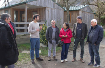 VISITE DE CHANTIER AU CAMPING DU PRÉ LOMBARD.