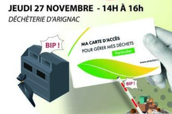 OBTENIR SA CARTE DÉCHETERIE