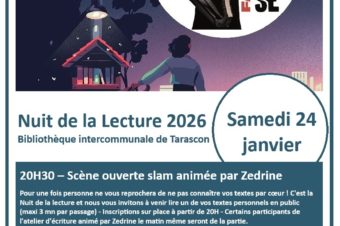 Nuit de la lecture : samedi 24 janvier 2026 !