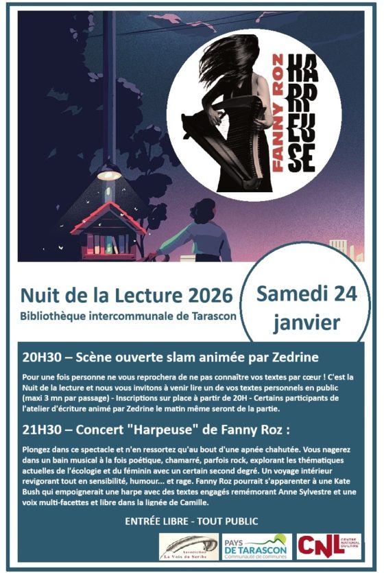 Nuit de la lecture : samedi 24 janvier 2026 !