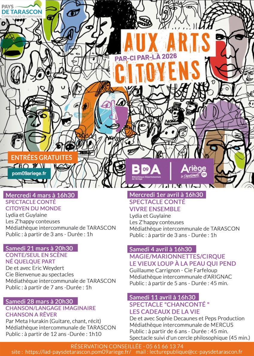 RÉSEAU DE LECTURE : 6 SPECTACLES OFFERTS !