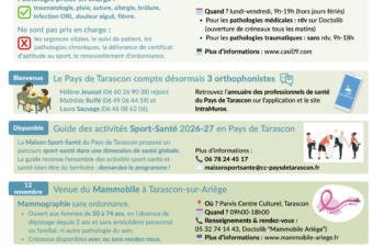 ACTUALITÉS CONTRAT LOCAL DE SANTÉ – NOVEMBRE 2026